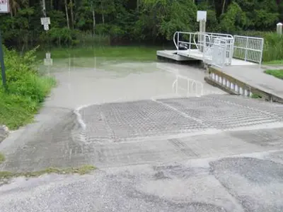 picture of a boat docking area 