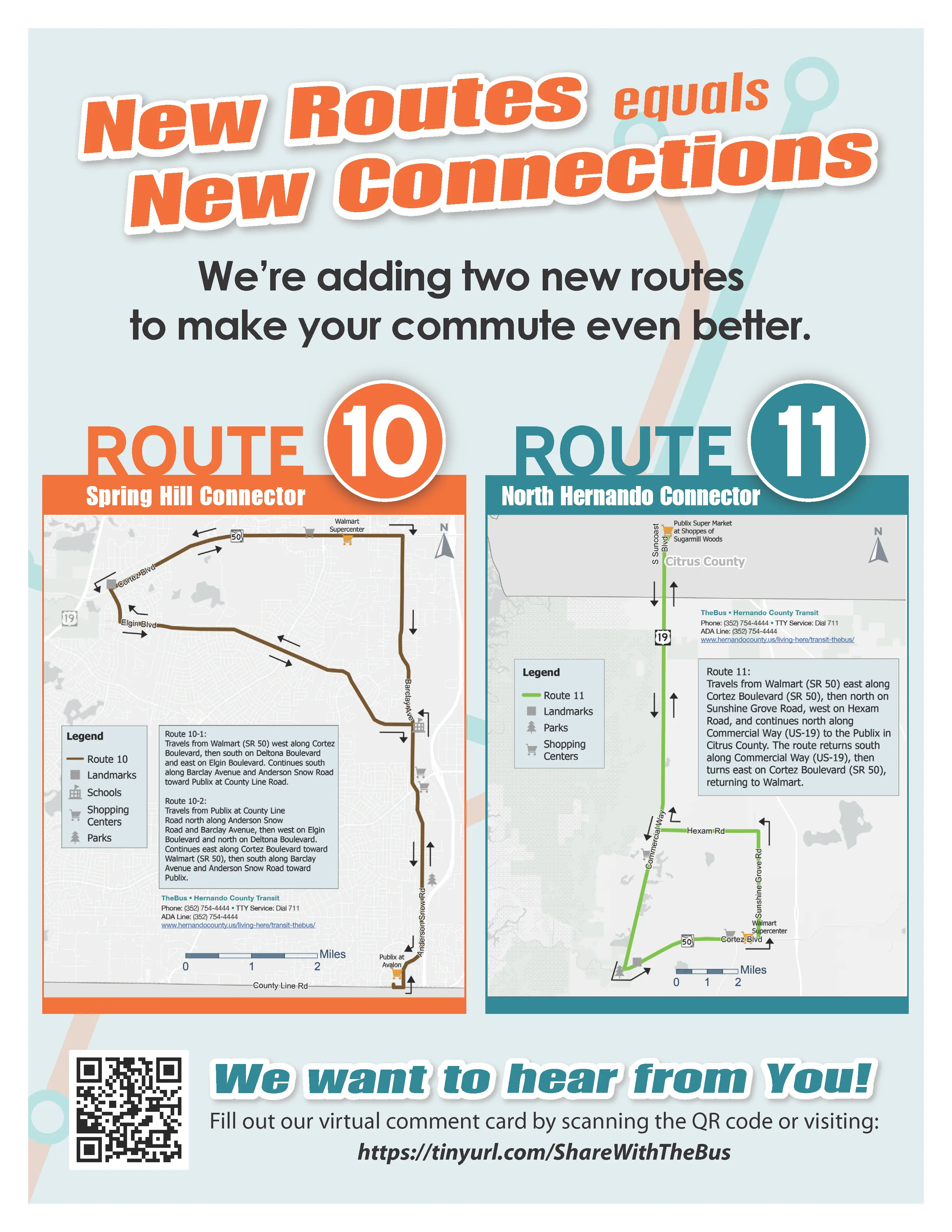 Hernando County Transit Services (TheBus) Will Launch Two New Bus ...